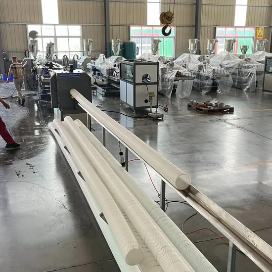 Double Wall Plastic PE PP Corrugated Water Pipe Making Machine Production Extrusion Line