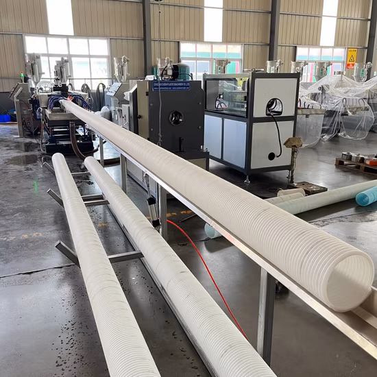 Double Wall Plastic PE PP Corrugated Water Pipe Making Machine Production Extrusion Line