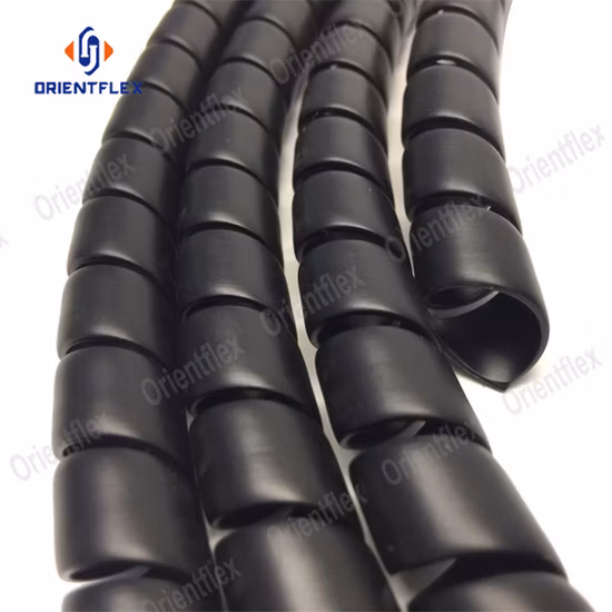 유압 호스 커버 보호 나선형 호스 랩